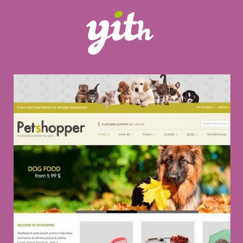 YITH Petshopper | E-Commerce Theme for Pets Products